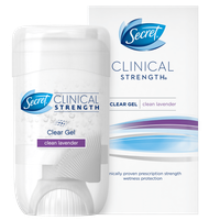 Secret® Clinical Strength Clean Lavender Clear Gel Deodorant