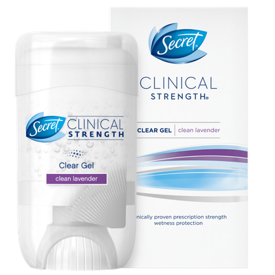 Secret® Clinical Strength Clean Lavender Clear Gel Deodorant