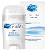 Secret® Clinical Strength Light and Fresh Soft Solid Deodorant
