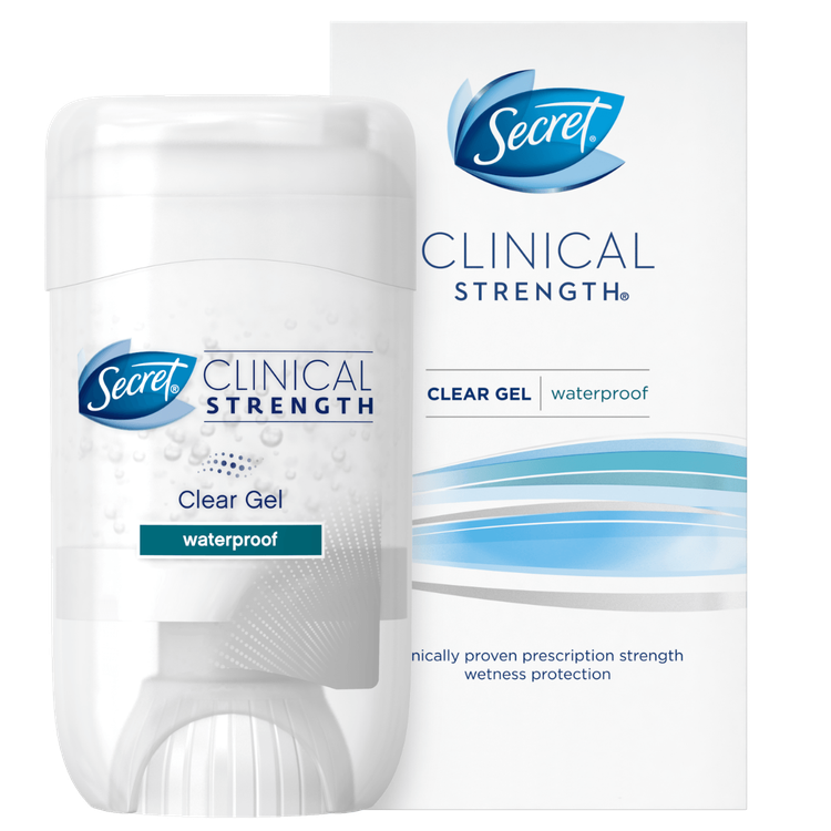 Secret® Clinical Strength Waterproof Clear Gel Deodorant Reviews 2019
