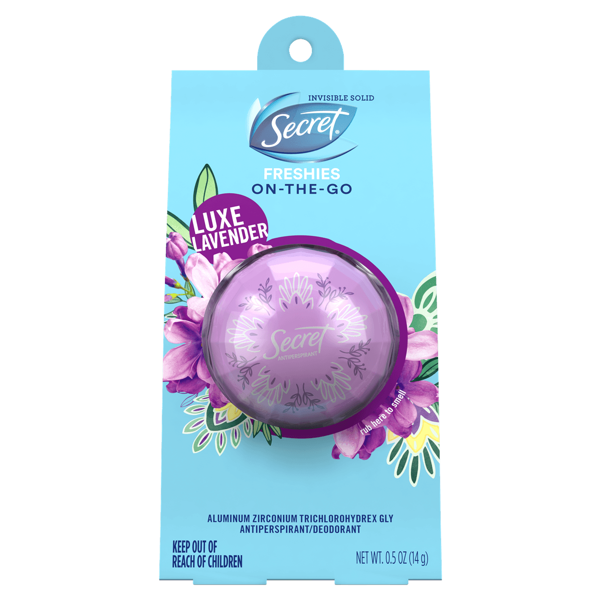 Secret® Freshies Luxe Lavender Invisible Solid Antiperspirant Deodorant On-The-Go