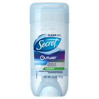 Secret® Outlast XTEND Unscented Clear Gel Deodorant