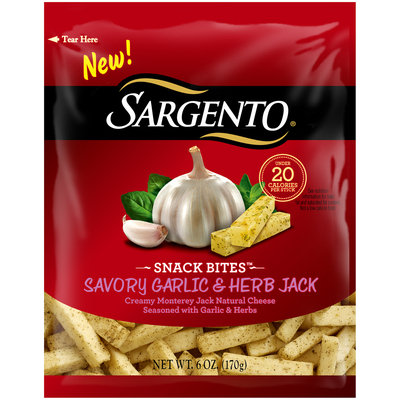 Sargento® Snack Bites® Savory Garlic & Herb Jack
