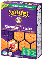 Annie's® Homegrown Organic Cheddar Classics Crackers