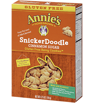 Annie's® Gluten Free Snicker Doodle Bunny Cookies