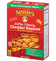 Annie's® Homegrown Extra Cheesy Cheddar Bunnies Baked Snack Crackers