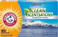ARM & HAMMER™ Clean Scentsations™ Fabric Softener Sheets Purifying Waters