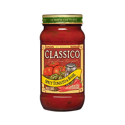CLASSICO Signature Recipes Spicy Tomato & Basil Pasta Sauce