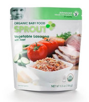 Sprout Vegetable Lasagna with Beef Organic Baby Food