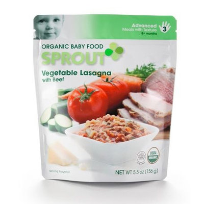 Sprout Vegetable Lasagna with Beef Organic Baby Food