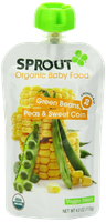 Sprout Green Beans, Peas & Sweet Corn Organic Baby Food