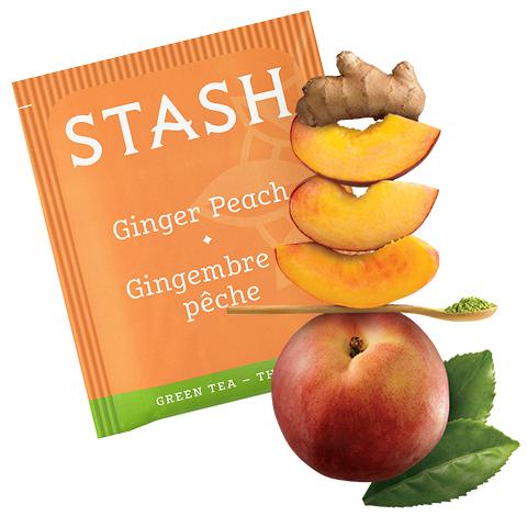 Stash Tea Ginger Peach Green Tea