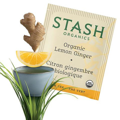 Stash Tea Lemon Ginger Organic Green Tea