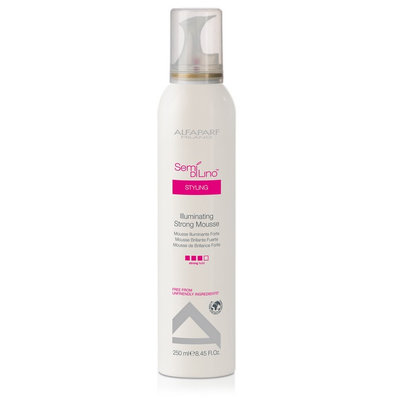 Alfaparf Semi Di Lino Styling Illuminating Strong Mousse 8.45 oz