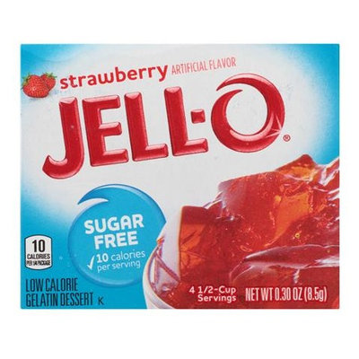 JELL-O Sugar Free Strawberry Gelatin Dessert