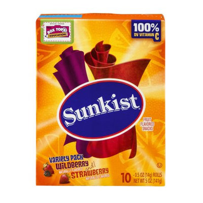 Sunkist Fruit Flavored Snacks Variety