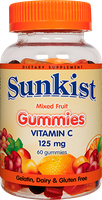 Sunkist Mixed Fruit Gummies Vitamin C 125mg