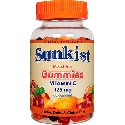 Sunkist Mixed Fruit Gummies Vitamin C 125mg