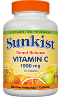 Sunkist Timed Release Vitamins Vitamin C 1000 mg Tablets