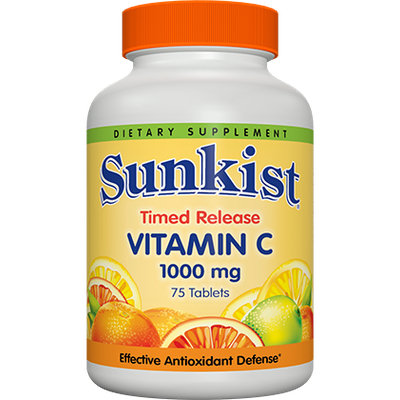 Sunkist Timed Release Vitamins Vitamin C 1000 mg Tablets