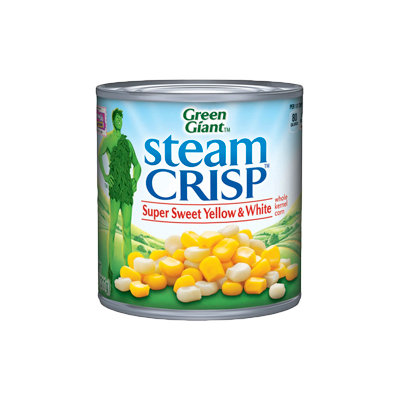 Green Giant® SteamCrisp® Super Sweet Yellow & White Whole Kernel Corn Can