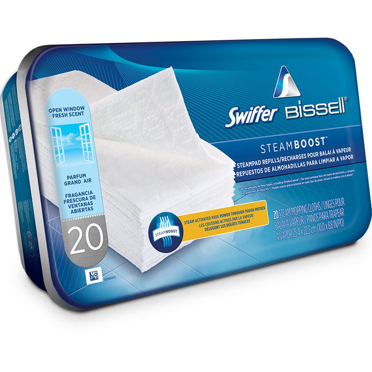 Swiffer® Steamboost™ powered by BISSELL® Steam Pads Open Window Fresh