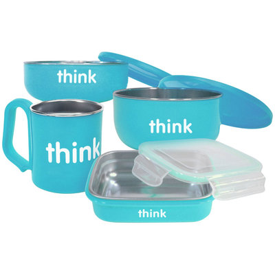 Thinkbaby Thinkbaby Complete BPA Free Feeding Set - Light Blue - 1 ct.