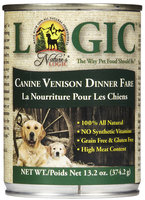 Nature's Logic Canned Food - Venison - 12 x 13.2 oz