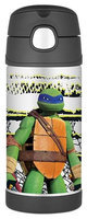 Thermos Character Funtainer Straw Bottle - Teenage Mutant Ninja Turtles - 12 oz