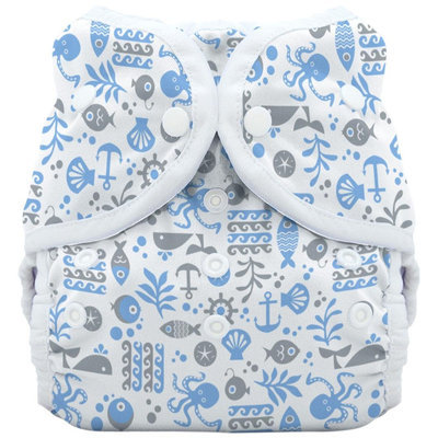 Thirsties Duo Wrap Cloth Diaper Cover- Snap - Ocean Life - 1 ct.
