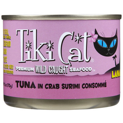 Tiki Cat Lanai Luau Tuna In Crab Surimi Consomme