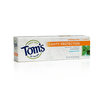 Tom's OF MAINE Peppermint Baking Soda Cavity Protection Natural Toothpaste