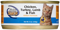 Nutri-source Nutri Source Cat & Kitten - Chicken, Turkey, Lamb & Fish - 12 x 5 oz