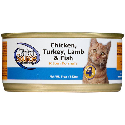 Nutri-source Nutri Source Cat & Kitten - Chicken, Turkey, Lamb & Fish - 12 x 5 oz