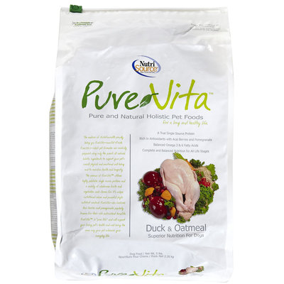 Pure Vita Dry Dog Food - Duck & Oatmeal