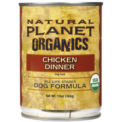Natural Planet Organics Dog Formula - Chicken - 12 x 13 oz