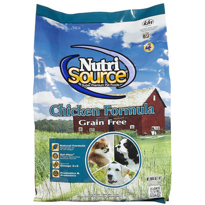 Nutri-source Grain Free Chicken Dry Dog Food Size: 5-lb bag