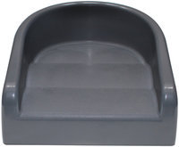 Prince Lionheart 6990 Soft Booster Seat - Charcoal Grey