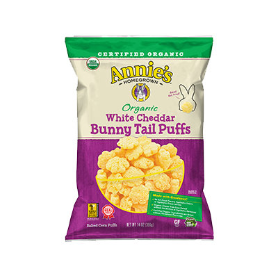 Annie's® Organic White Cheddar Bunny Tail Puffs