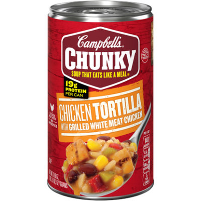 Campbell's® Chunky™ Chicken Tortilla Soup With Grilled White Meat Chicken