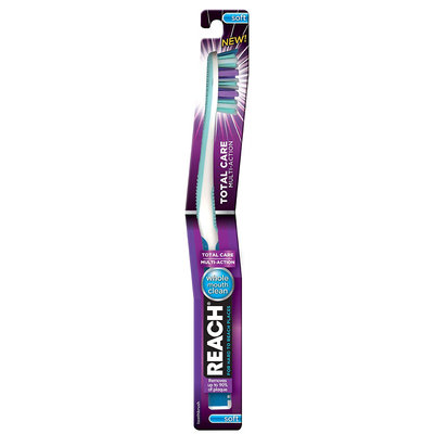 REACH® Total Care Multi-Action Soft Bristle Toothbrush