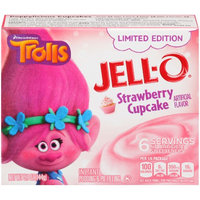 JELL-O Trolls Strawberry Cupcake Instant Pudding & Pie Filling