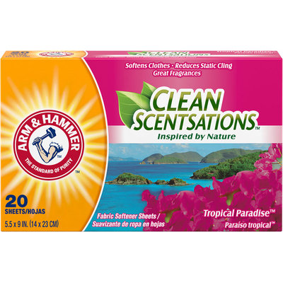 ARM & HAMMER™ Clean Scentsations™ Fabric Softener Sheets Tropical Paradise