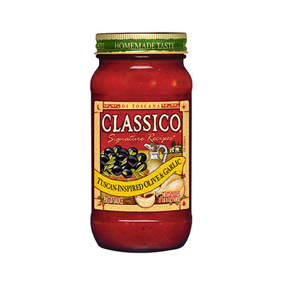 CLASSICO Tuscan Signature Recipes Tuscan Inspired Olive & Garlic Pasta Sauce