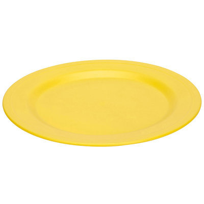 Green 3 Green Eats 2 Pack Plates, Yellow