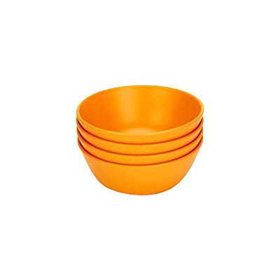 Green Toys Green Eats Snack Bowl, 4pk, Orange