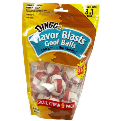 United Pet Group Dingo Flavor Blasts - Goof Balls - 9 pack