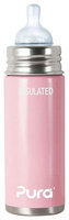 Pura Insulated Infant Bottle with Nipple - Light Pink - 9 oz - 1 ct.