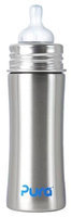 Pura Insulated Infant Bottle with Nipple - Natural Stainless - 9 oz - 1 ct.