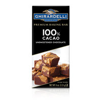 Ghirardelli Unsweetened Chocolate 100% Cacao Baking Bar